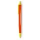 a orange barrel & yellow trim tri - stic(r) multi - color promotional pen
