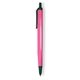 a pink barrel & forest green trim tri - stic(r) multi - color promotional pen