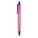 a pink barrel & purple trim tri - stic(r) multi - color promotional pen