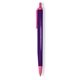 a purple barrel & pink trim tri - stic(r) multi - color promotional pen