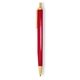 a red barrel & cream trim tri - stic(r) multi - color promotional pen