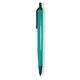 a teal barrel & forest green trim tri - stic(r) multi - color promotional pen
