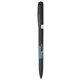 aerial view a black pivo chrome twist pen, image 1 of 5