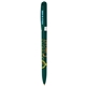 aerial view a forest green pivo chrome twist pen, image 1 of 5