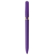 aerial view a purple pivo(r) gold trim twist pen, image 1 of 6