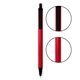 a red barrel & black trim bic(r) prevaguard(r) clic stic(r) pen