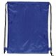 aerial view a royal blue 190 d polyester scout sport backpack 13 w x 16 h - 4- color heat transfer, image 1 of 3