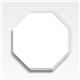 aerial view a octagon souvenir(r) sticky note(tm) 3 x 3 die cut pad, 25 sheet, image 1 of 2