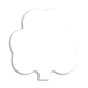 aerial view a shamrock souvenir(r) sticky note(tm) 3 x 3 die cut pad, 25 sheet, image 1 of 2