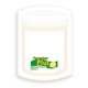 a cylinder souvenir(r) sticky note(tm) 4 x 3 die cut pad, 25 sheet