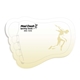 a foot souvenir(r) sticky note(tm) 4 x 3 die cut pad, 25 sheet