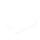 aerial view a speech bubble souvenir(r) sticky note(tm) 4 x 3 die cut pad, 25 sheet, image 1 of 2