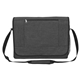 aerial view a gray high line messenger bag, image 1 of 2