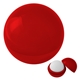 aerial view a red vanilla flavor safety - sealed lip balm ball, image 1 of 2