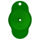 a green cooks choice collapsible silicone funnel