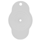 a white cooks choice collapsible silicone funnel