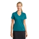 aerial view a blustery nike womens dri - fit vertical mesh polo, image 1 of 6