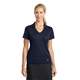 aerial view a marine nike womens dri - fit vertical mesh polo, image 1 of 6