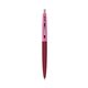a burgundy barrel & berry crush cap clic pen - blue and black ink