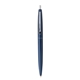 aerial view a metallic dark blue barrel & metallic dark blue cap clic pen - blue and black ink, image 1 of 7