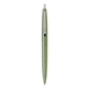 aerial view a metallic green barrel & metallic green cap clic pen - blue and black ink, image 1 of 7