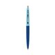 a navy barrel & electric punch cap clic pen - blue and black ink
