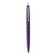 aerial view a purple barrel & purple cap clic pen - blue and black ink, image 1 of 6