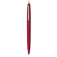 aerial view a red barrel & red cap clic pen - blue and black ink, image 1 of 7