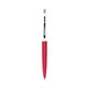 a red barrel & white cap clic pen - blue and black ink
