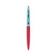 a red barrel & electric punch cap clic pen - blue and black ink