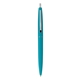 aerial view a teal barrel & teal cap clic pen - blue and black ink, image 1 of 7