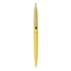 aerial view a yellow barrel & yellow cap clic pen - blue and black ink, image 1 of 7