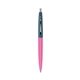 a berry crush barrel & metallic dark blue cap clic pen - blue and black ink