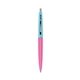 a berry crush barrel & electric punch cap clic pen - blue and black ink