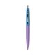 a grapetini barrel & blue cap clic pen - blue and black ink