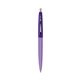 a grapetini barrel & purple cap clic pen - blue and black ink
