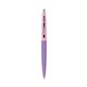 a grapetini barrel & pink lemonade cap clic pen - blue and black ink