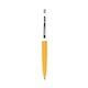 a creamsicle barrel & white cap clic pen - blue and black ink