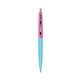a electric punch barrel & berry crush cap clic pen - blue and black ink