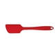 aerial view a red all silicone spatula, image 1 of 2