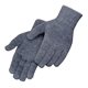a gray gray cotton / polyester blend work gloves