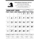 Promotional Black White Contractor Memo - Triumph(R) Calendars