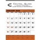 Promotional Orange Black Contractors Memo (13- sheet) - Triumph(R) Calendars