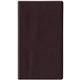 aerial view a 05-brown standard vinyl weekly pocket planner without map, image 1 of 3