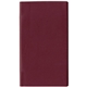 aerial view a 06-maroon standard vinyl weekly pocket planner without map, image 1 of 3
