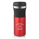 aerial view a red malmo 16 oz stainless steel travel tumbler with multiple color choices, image 1 of 2