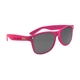 aerial view a neon pink uv400 miami sunglasses, image 1 of 2