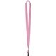a pink (pms 203) 5/8 fields super value lanyard