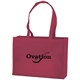 aerial view a maroon water - repellent tote, image 1 of 2