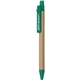 a natural/green eco paper barrel pen